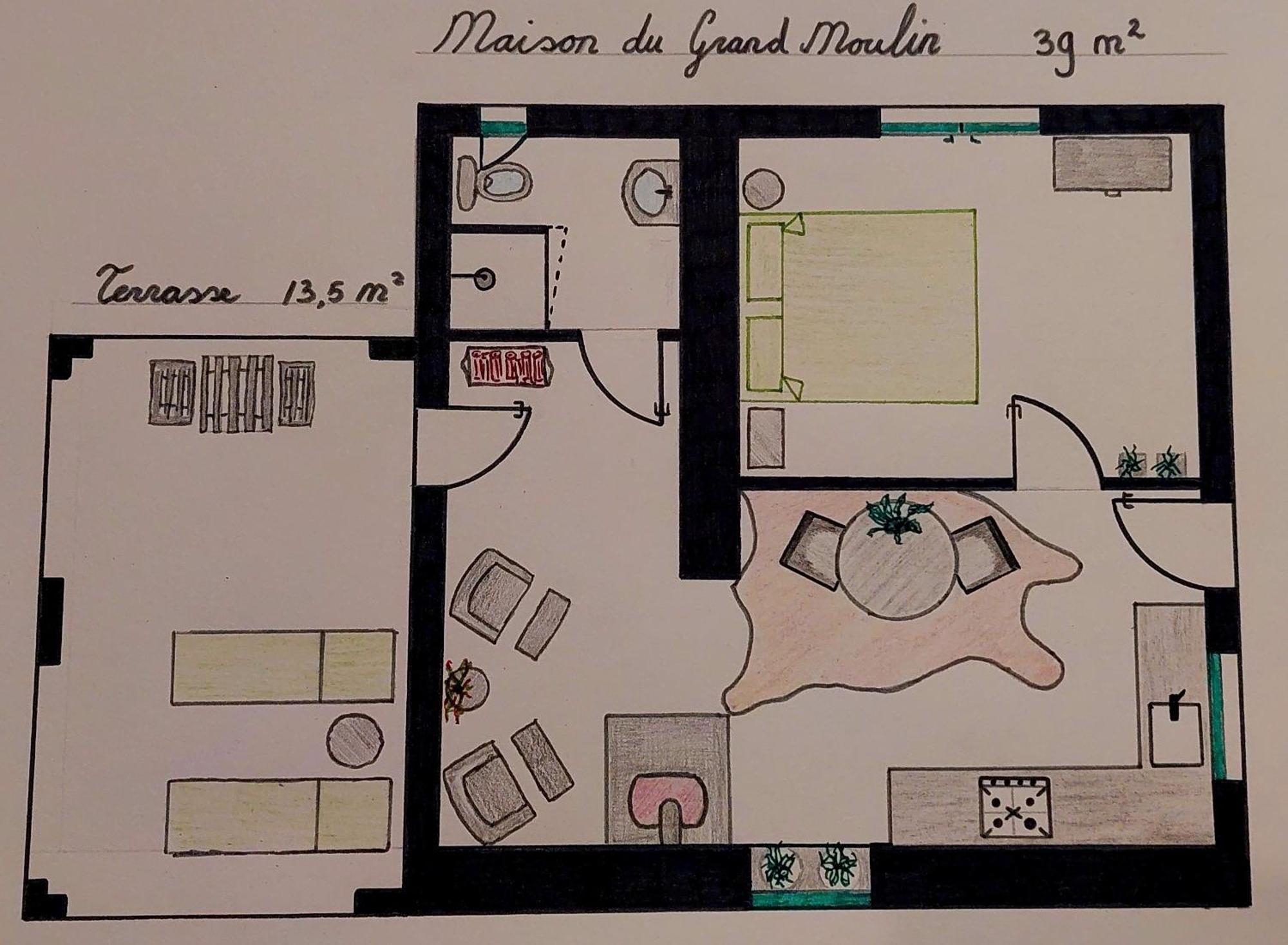 Maison Du Grand Moulin Saint-Aubin-en-Charollais 外观 照片